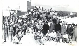 Inizio lavori per costruzione chiesa di S. Caterina (03-12-1951)